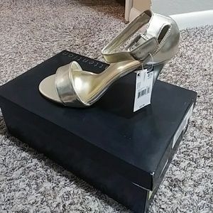 Ella Gold Heels